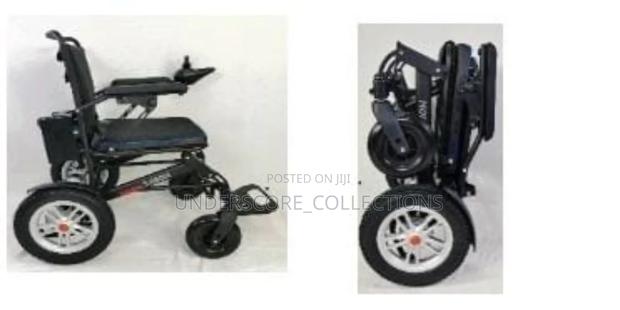 Folding Wheelchair Designed for Portable Mobility and Easy Storage