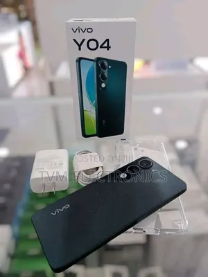 New Vivo Y04 128 GB Black