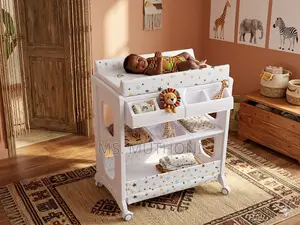 All-in-One Standing Baby Bath & Changing Station