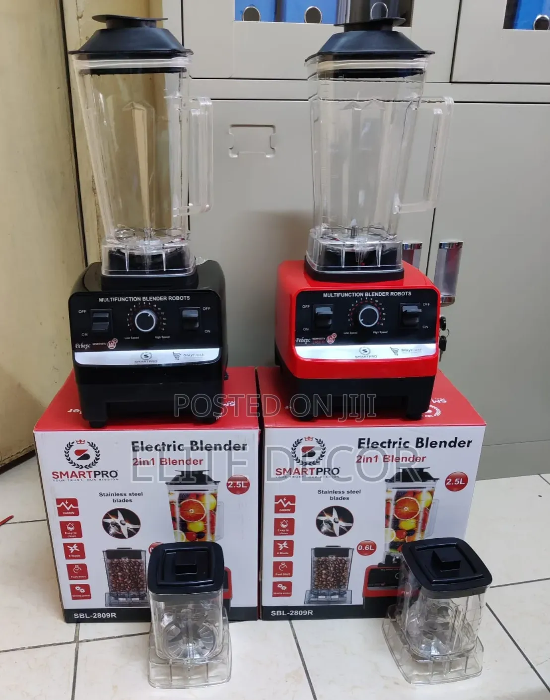 SmartPro Commercial Blender 2-in-1 With 2.5L Jug & Grinder