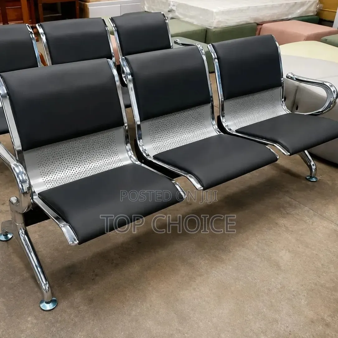 Padded Waiting Chairs 3 -1