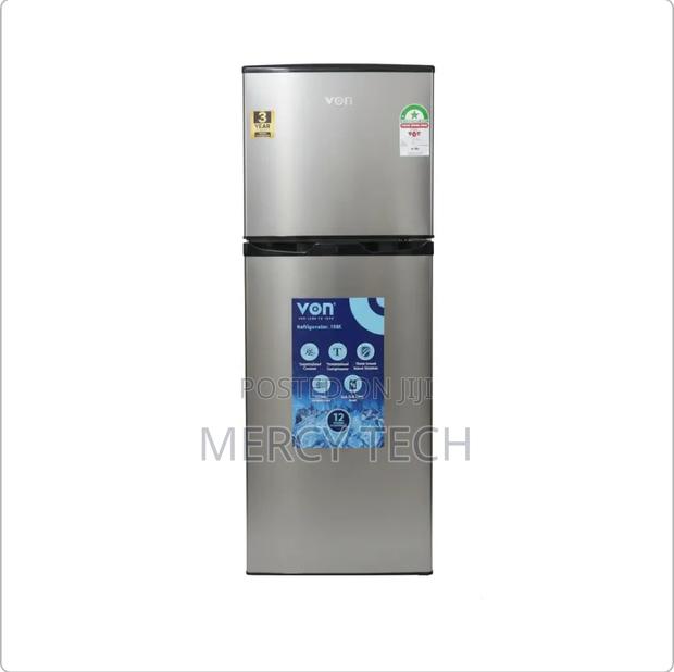 Von 138L Double Door Refrigerator