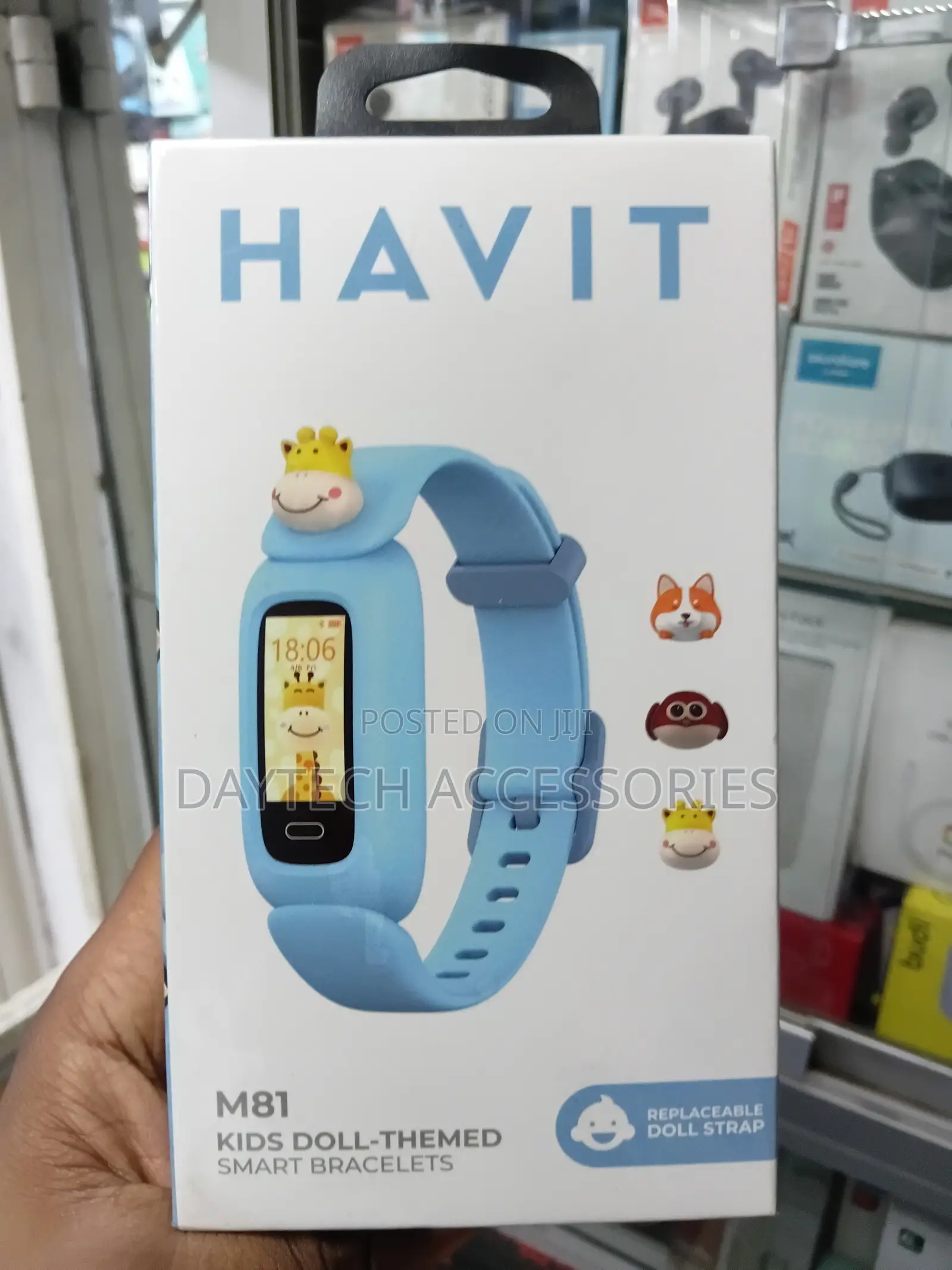 The Havit M81 Kids Doll-Themed Smart Bracelet Smartwatch.