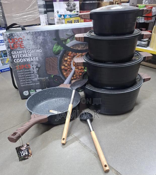 CCF Life Granite Coating Cookware – 11pcs - Pt