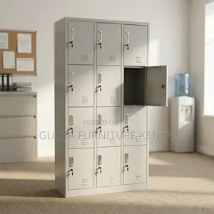 12-Locker Cabinet.