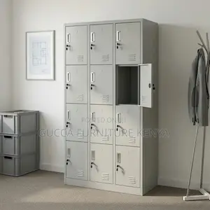 12-Locker Cabinet.