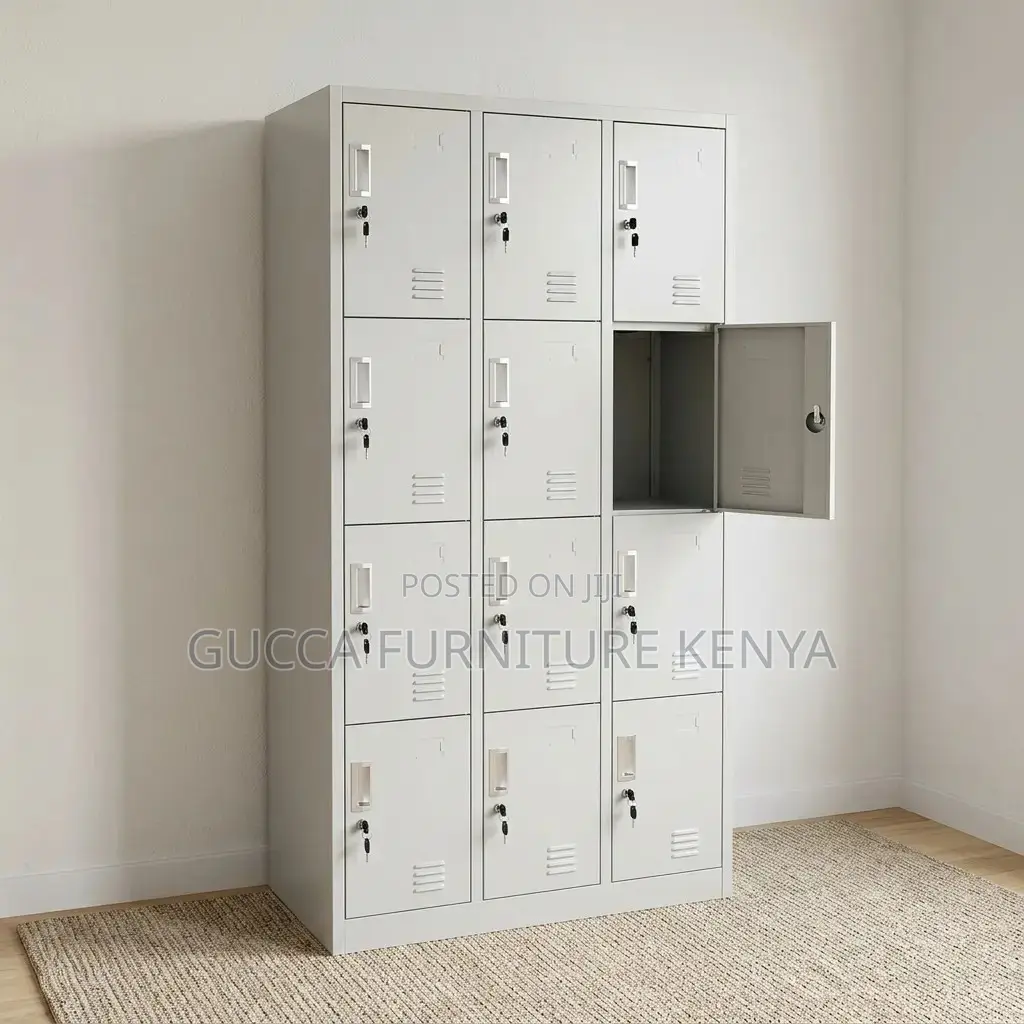 12-Locker Cabinet.