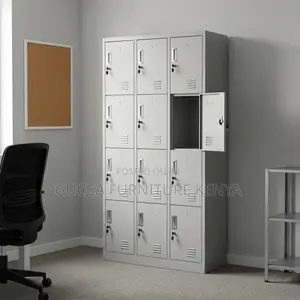 12-Locker Cabinet.