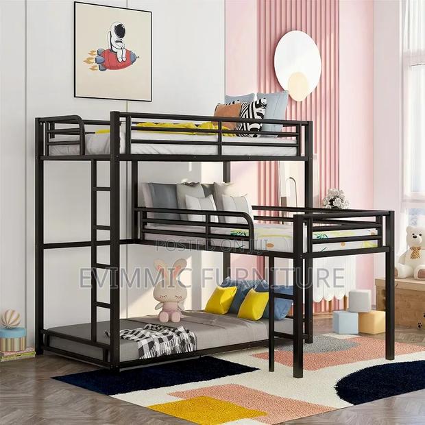 3 Beds in 1! Ideal for Kids Room, Hostel & Airbnb.