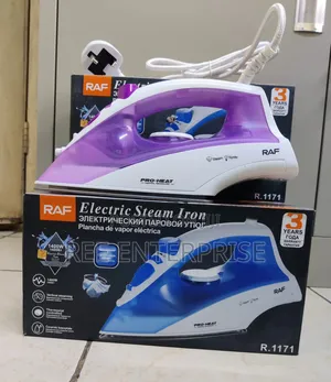 *RAF Steam Iron 1400W With Ceramic Baseplate 
🔥🔥🔥