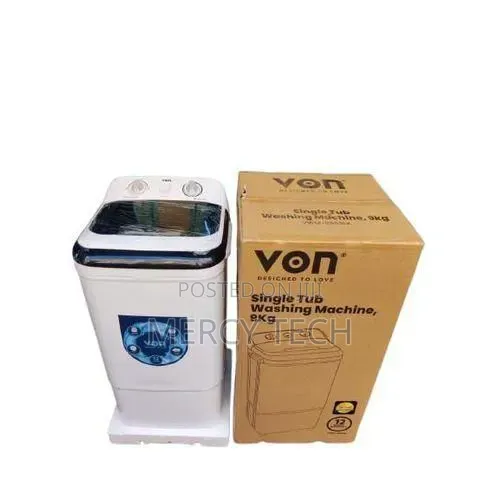 Von Single Tub 9kg Washing Machine