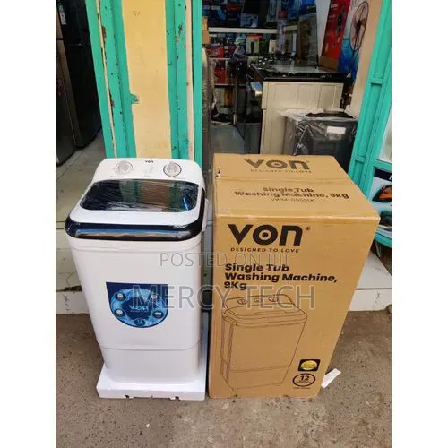 Von Single Tub 9kg Washing Machine