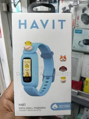 Havit M81 Kids Doll-Themed IP68 Waterproof Smart Bracelet Smart Watch