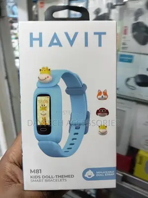 Havit M81 Kids Doll-Themed IP68 Waterproof Smart Bracelet Smart Watch