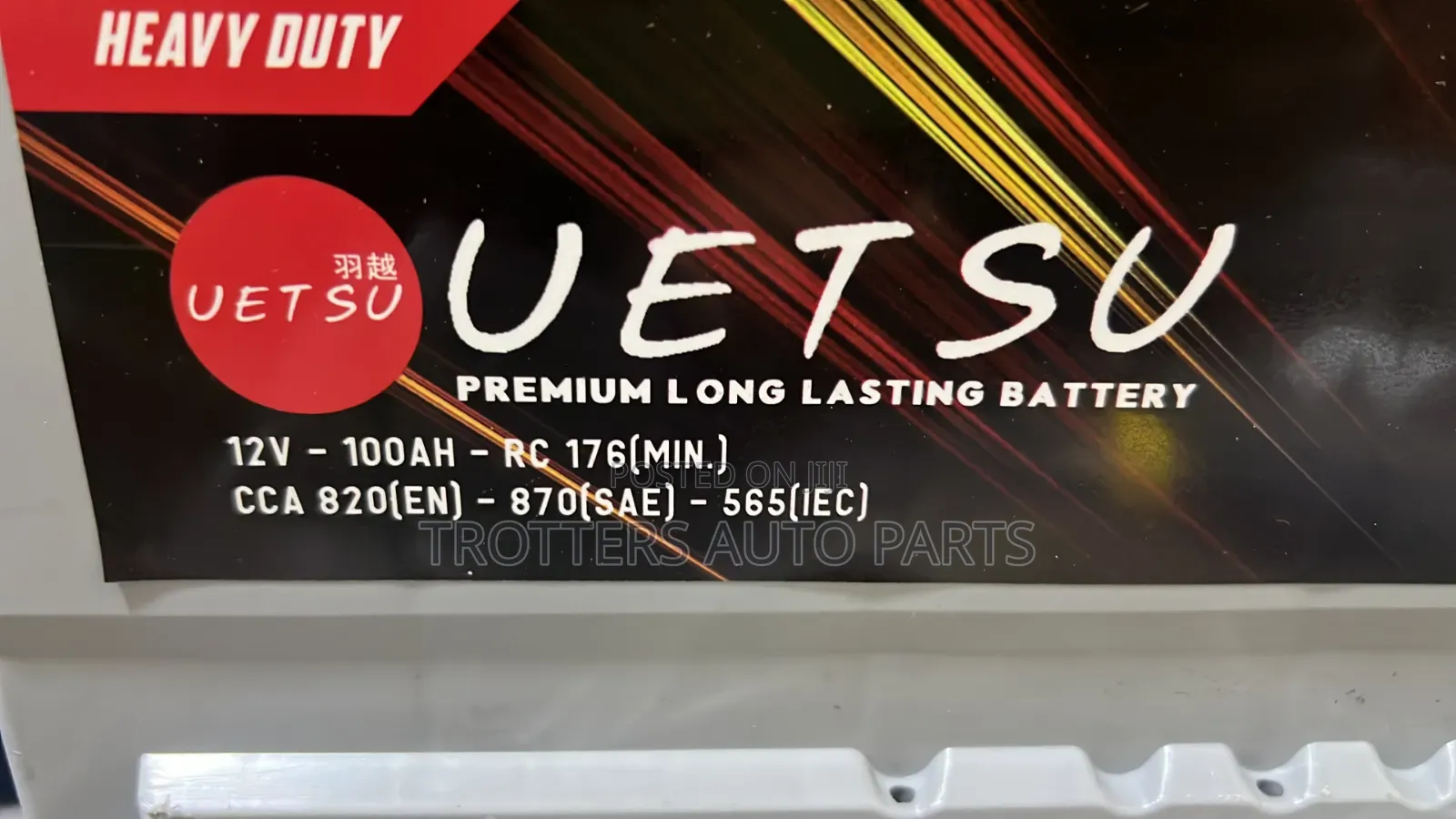 Din100 Standard Uetsu Car Battery