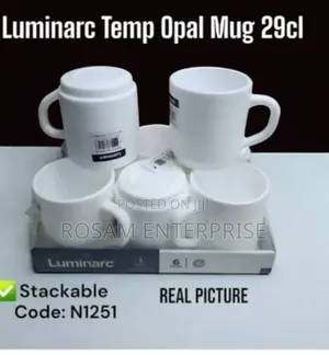 Set of 6 Luminarc 29Cl  Cups
