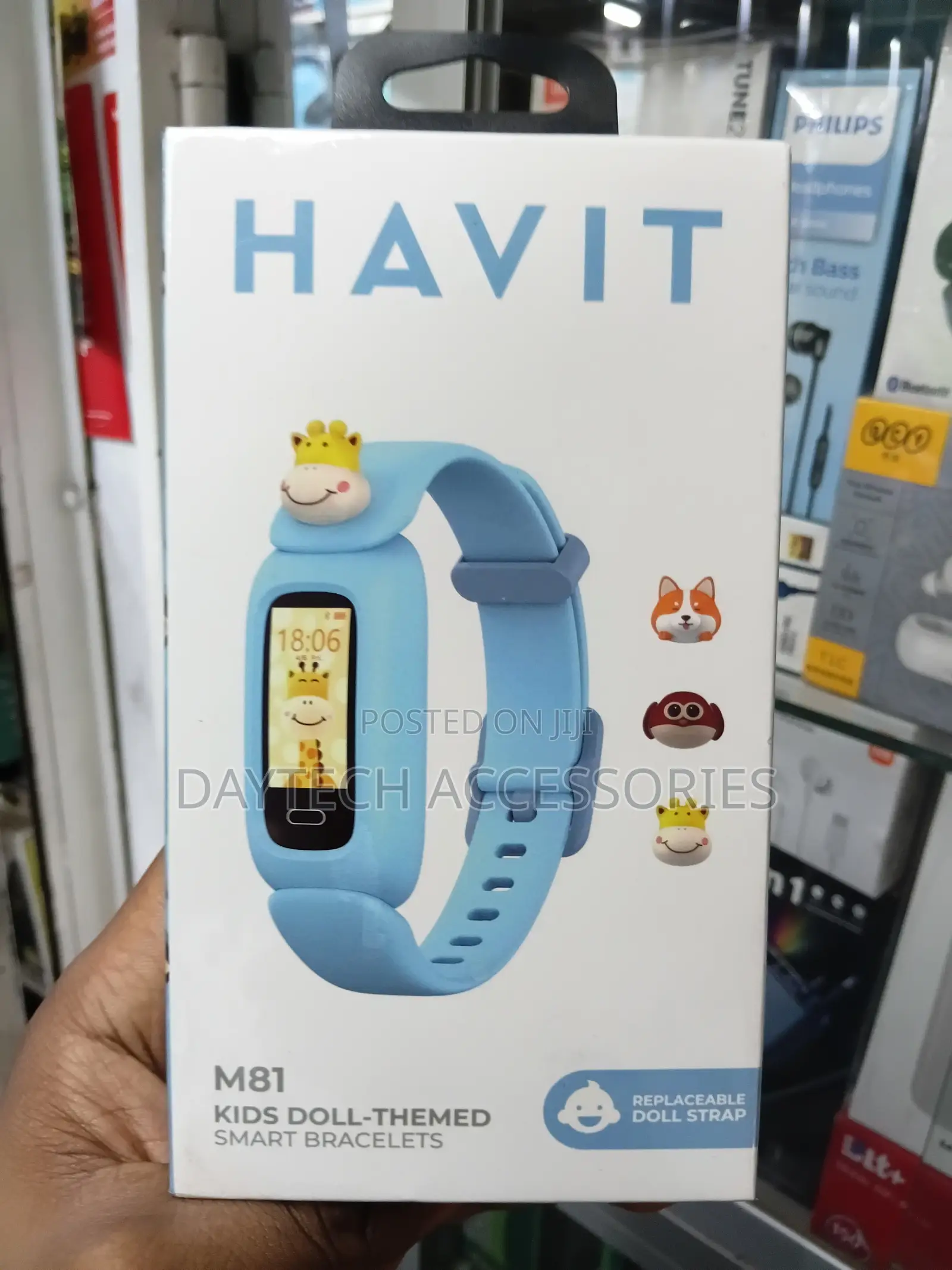 Havit M81 Kids Smart Watch Bracelet - Blue
