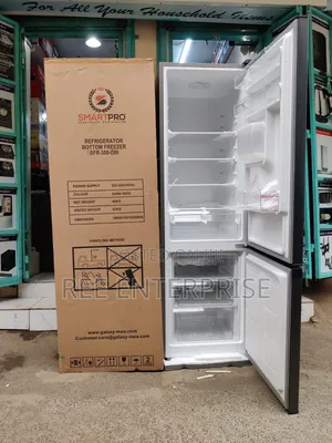 *Smartpro Fridge Defrost 280L Capacity Bottom Freezer With Dispenser