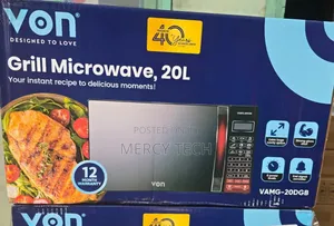 Von 20L Digital Microwave With Grill VAMG-20DGB