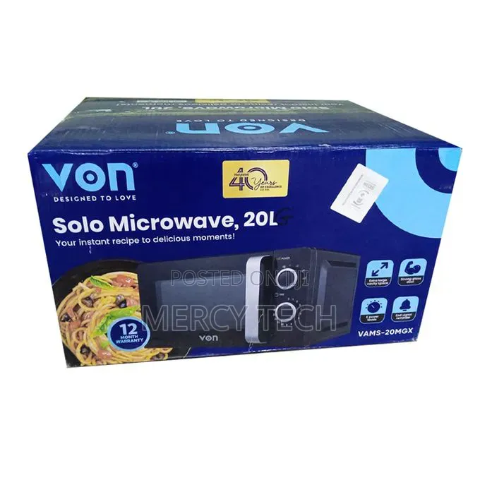 Von 20L Manual Microwave
Vams-20mgx