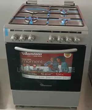 60*60 Ramtons 3g+1e  Silver Standing Cooker- Rc/820