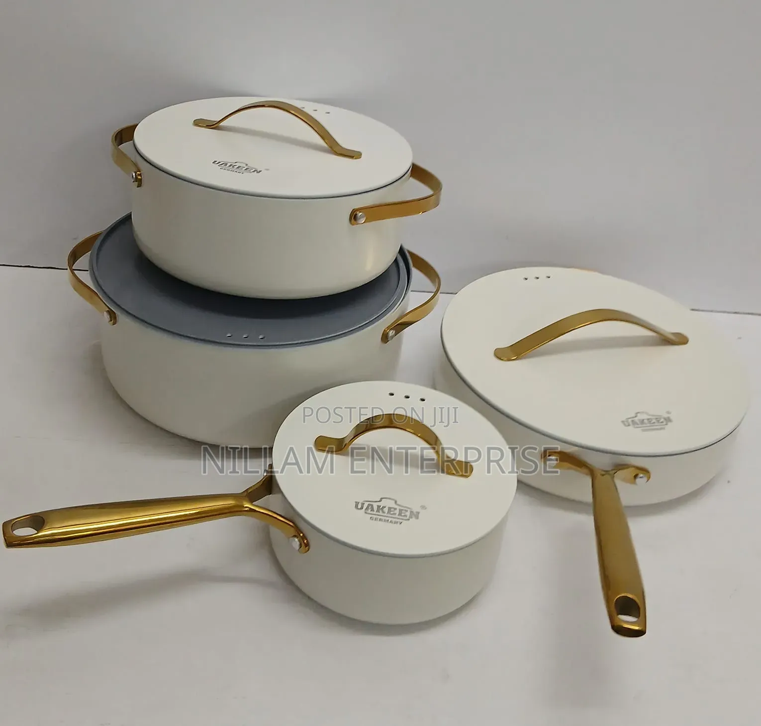 New Design High Quality uaKeen 8pc Cookware Set