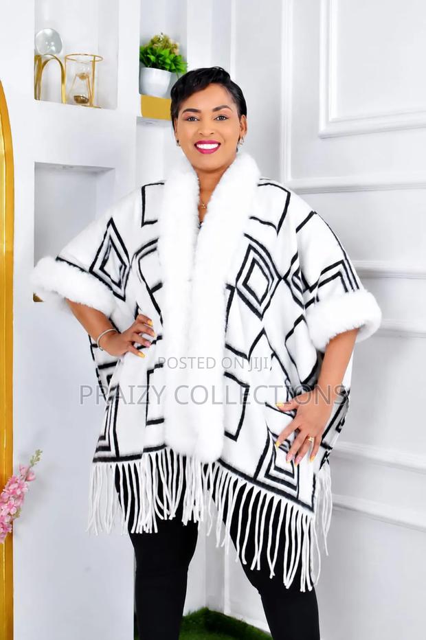 Fleece Cap Women Ponchos