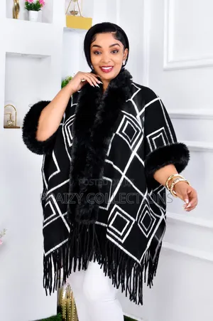 Fleece Cap Women Ponchos