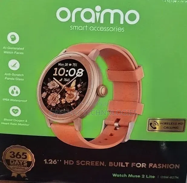 Oraimo Watch Muse 2 Lite OSW-827N 1.26" HD Chic Versatile Smart Watch