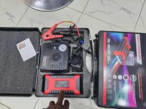 12V Car Jump Starter With Air Compressor Tire Inflator & Power Bank