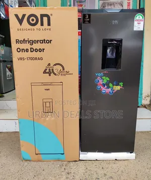 Von 176l Single Door Fridge With Dispenser