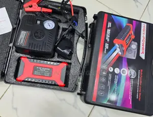 12V Car Jump Starter With Air Compressor Tire Inflator & Power Bank