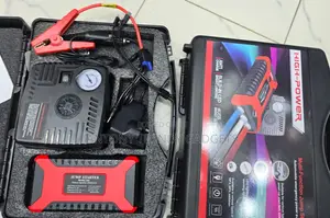 12V Car Jump Starter With Air Compressor Tire Inflator & Power Bank