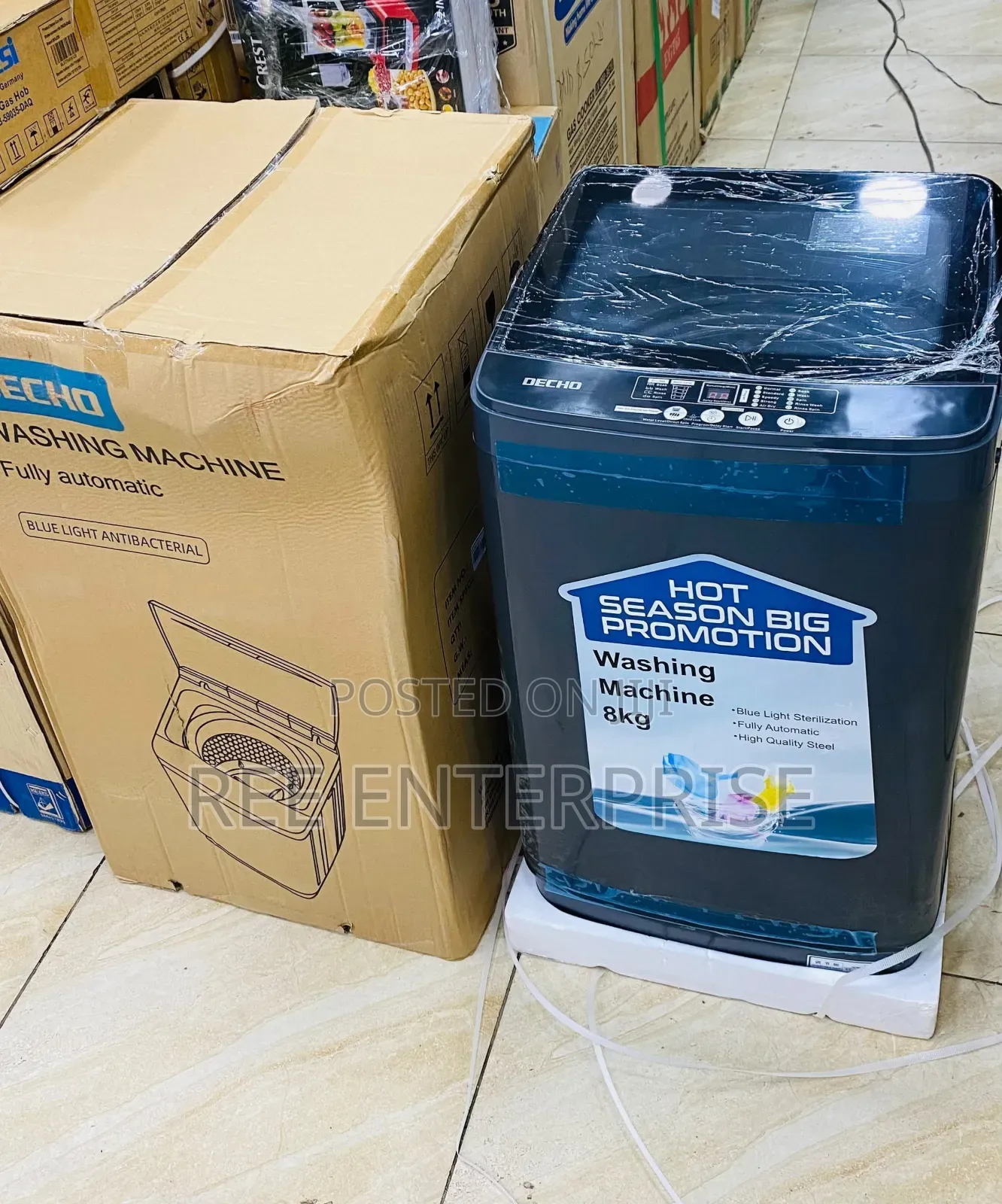 8kg Decho Top Load* Fully Automatic Washing Machine .