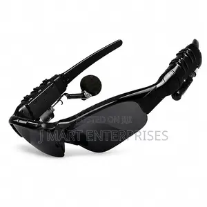 Wireless Bluetooth Sunglasses With Built-in Microphone, Black,