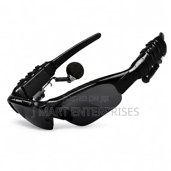 Wireless Bluetooth Sunglasses With Built-in Microphone, Black,
