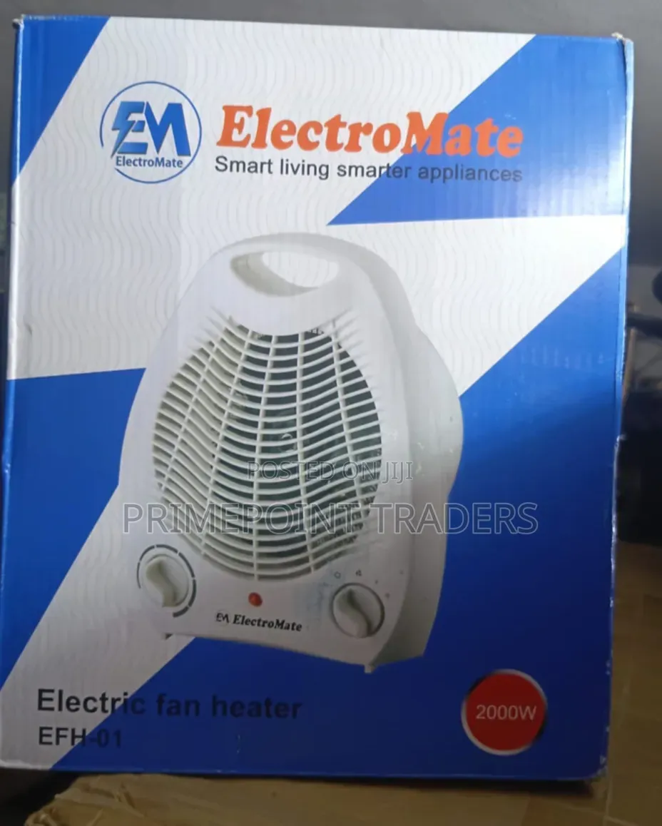 Electromate Portable Fan Heater – Powerful Room Heating