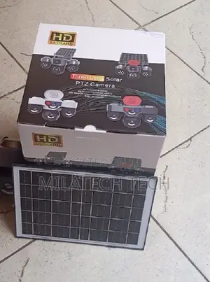 Triple Lens 4G Solar CCTV Camera With Siren
