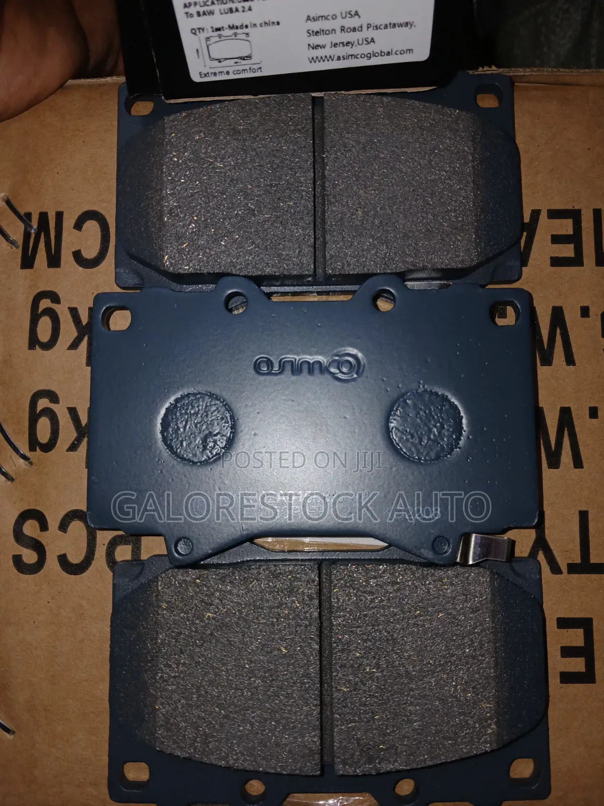 KD2208 ASIMCO – Front Pads Toyota Land Cruiser 100/78/79 Series.