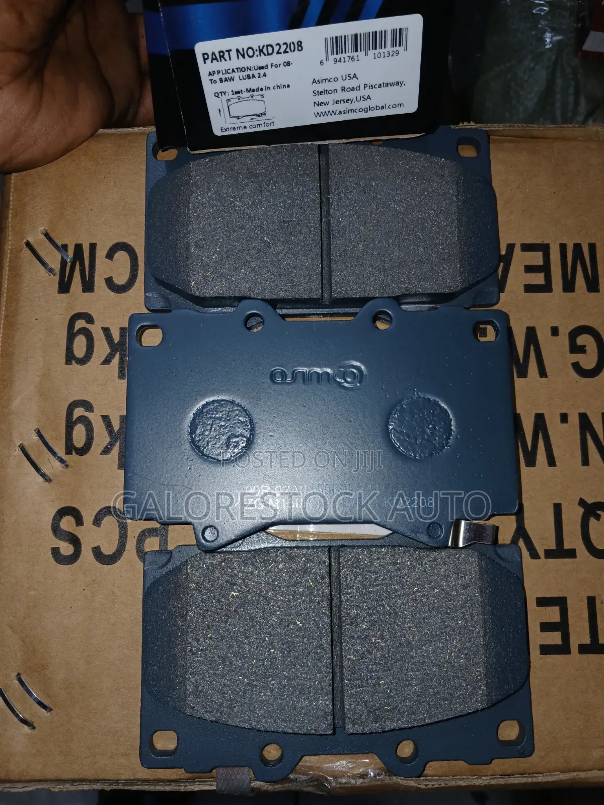 KD2208 ASIMCO – Front Pads Toyota Land Cruiser 100/78/79 Series.