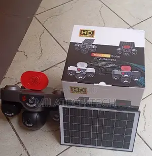 Triple Camera 4G Solar CCTV With Siren