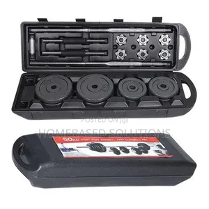 50kg Adjustable Cast Iron Dumbell With Case