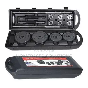 50kg Adjustable Cast Iron Dumbell With Case