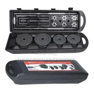 50kg Adjustable Cast Iron Dumbell With Case