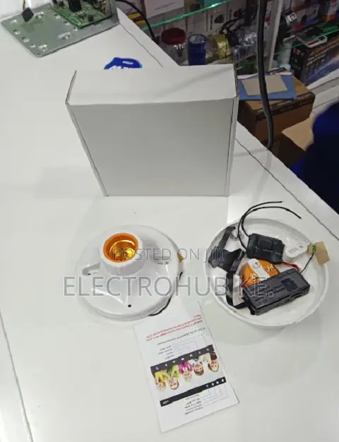 Hidden Security Camera Light Holder With Wireless Monitoring