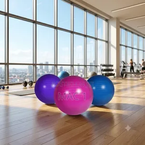 Multi-Color Exercise Swiss Ball for Home Gym, Yoga & Pilates