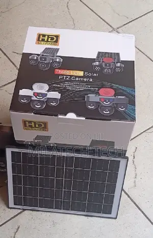4G Triple Lens Outdoor Solar Security Camera