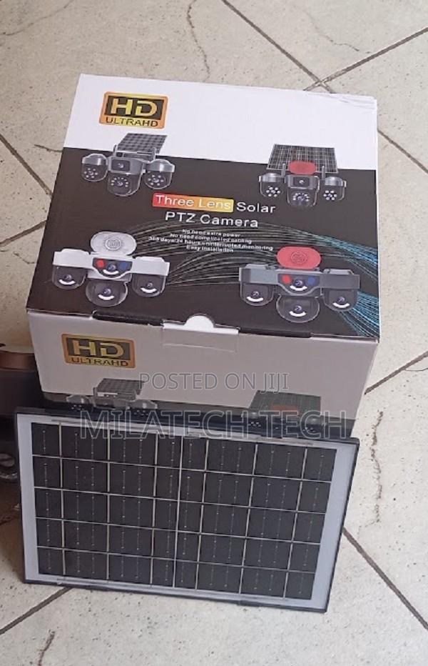 4G Triple Lens Outdoor Solar Security Camera - main view