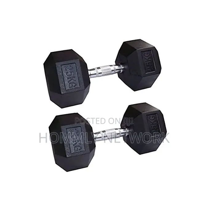 25kg Hex Dumbbells Pair
