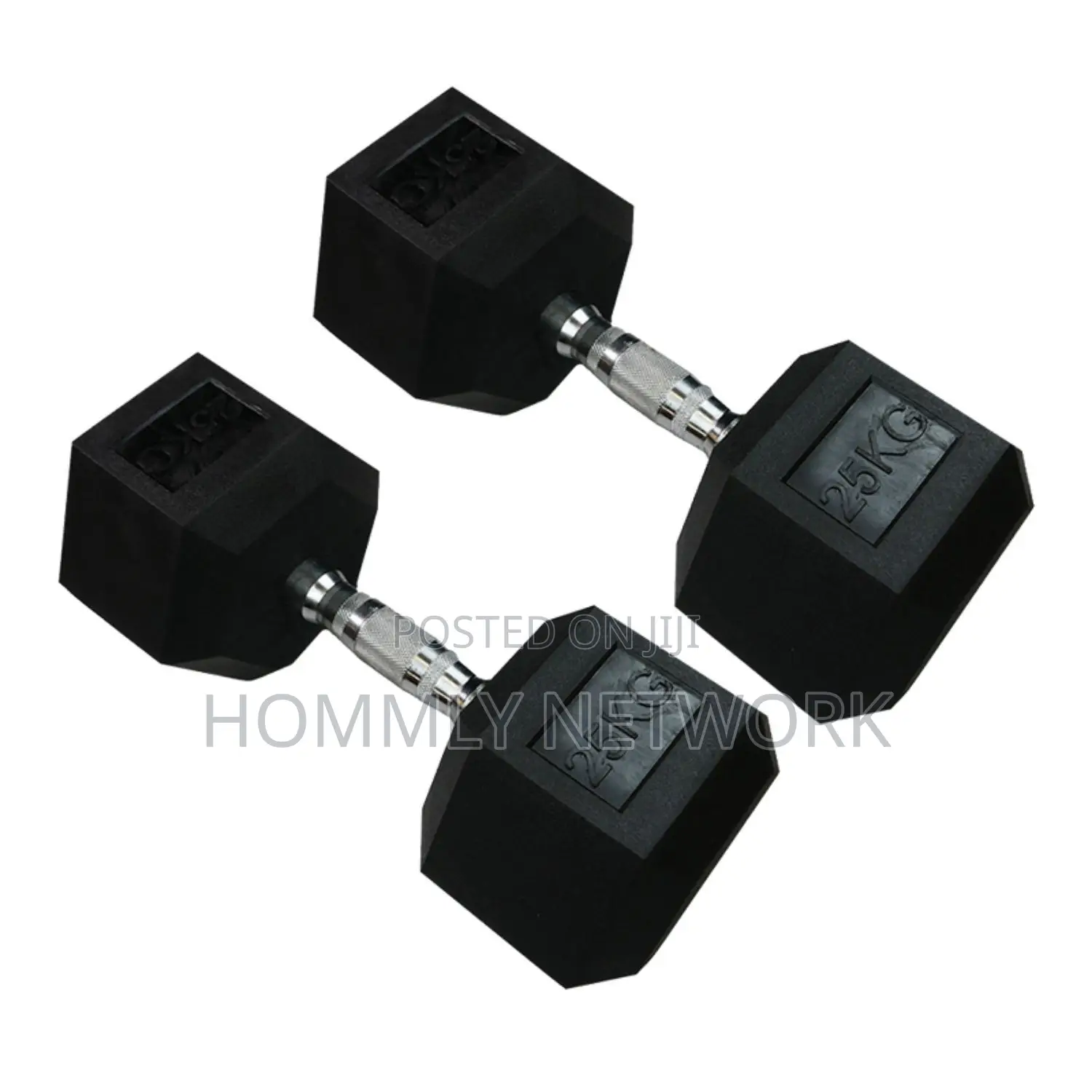 25kg Hex Dumbbells Pair